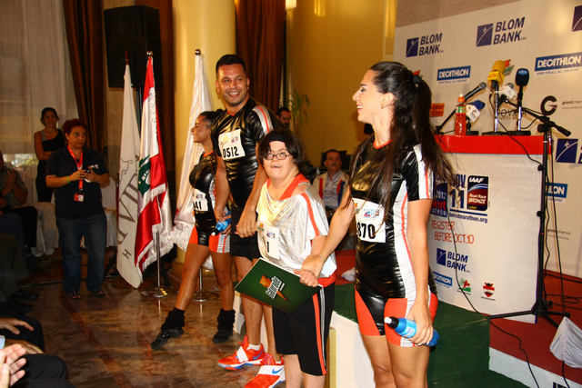 Launching of the Blom Beirut Marathon 2012